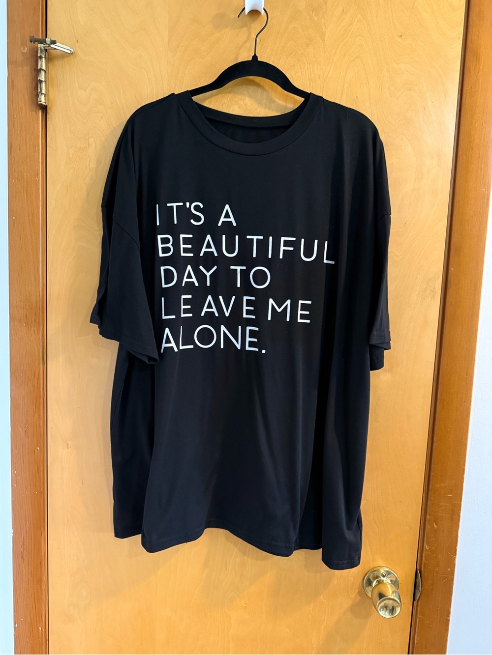 SHEIN Black Graphic Tee with White Text